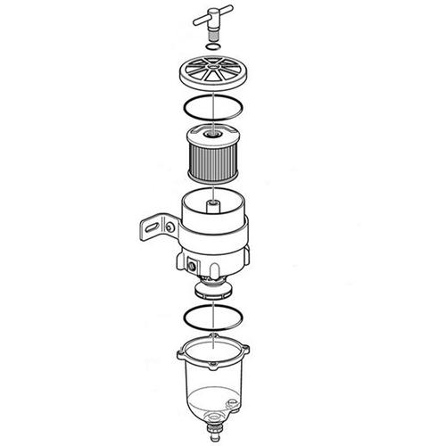 BRÄNSLEFILTER VP 861014 10 MIC